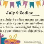 July 9 Zodiac