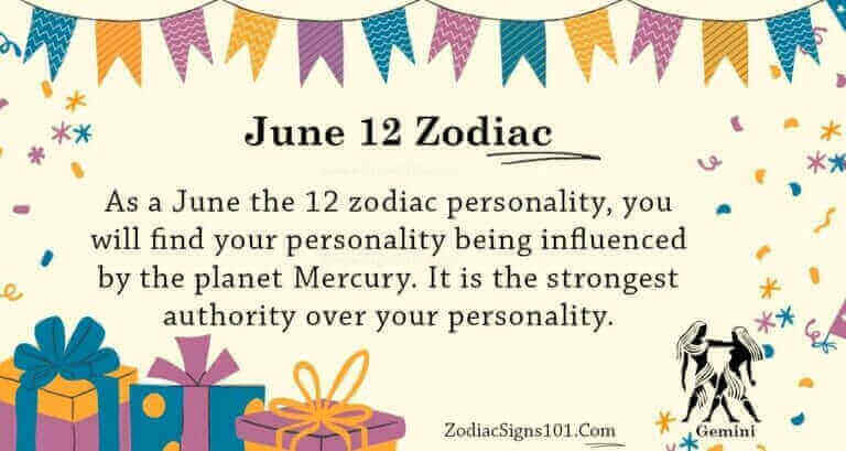 June 12 Zodiac