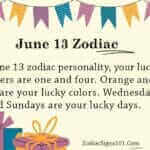 June 13 Zodiac