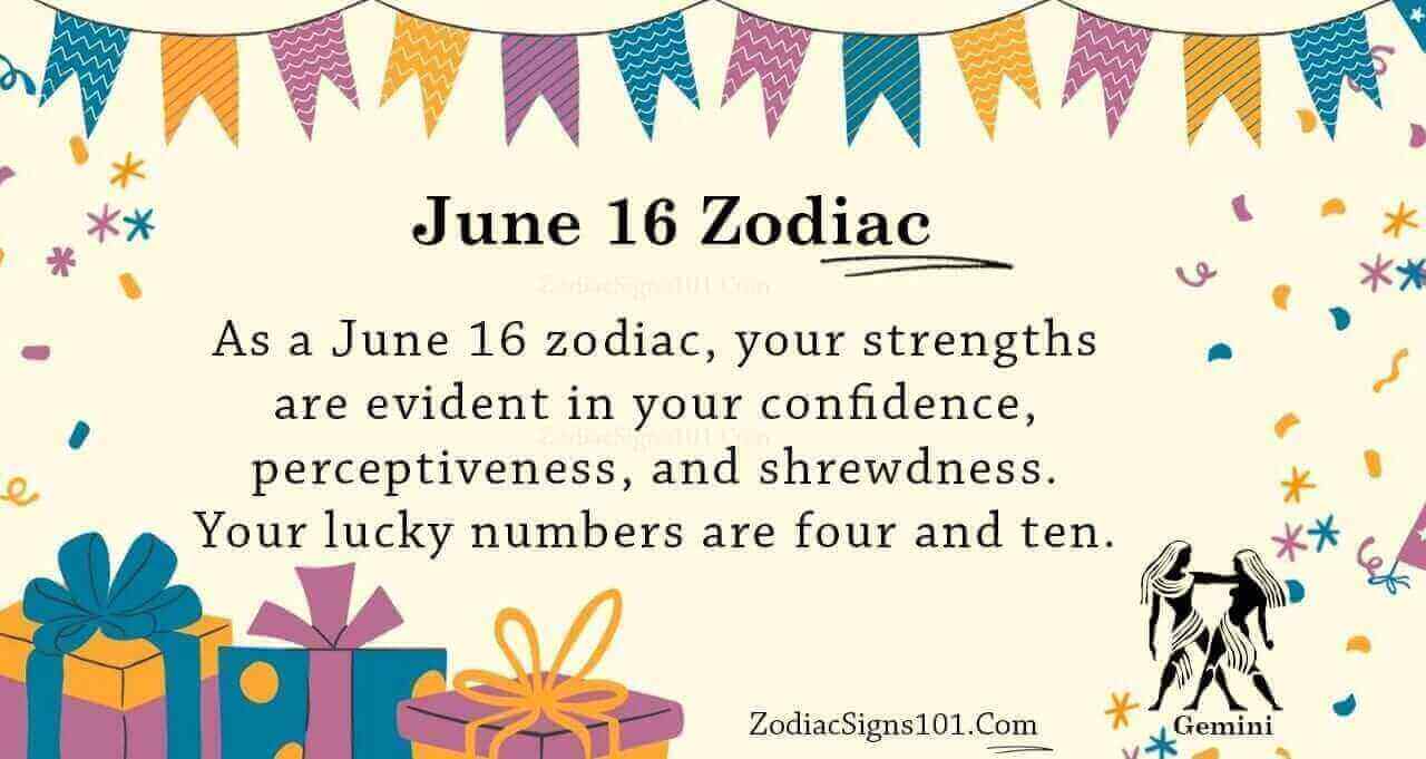 June 16 Zodiac