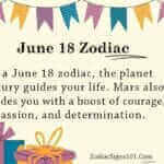 June 18 Zodiac