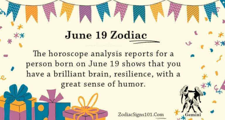 june 19 zodiac