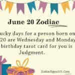 June 20 Zodiac