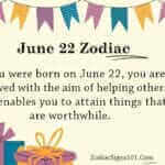 June 22 Zodiac
