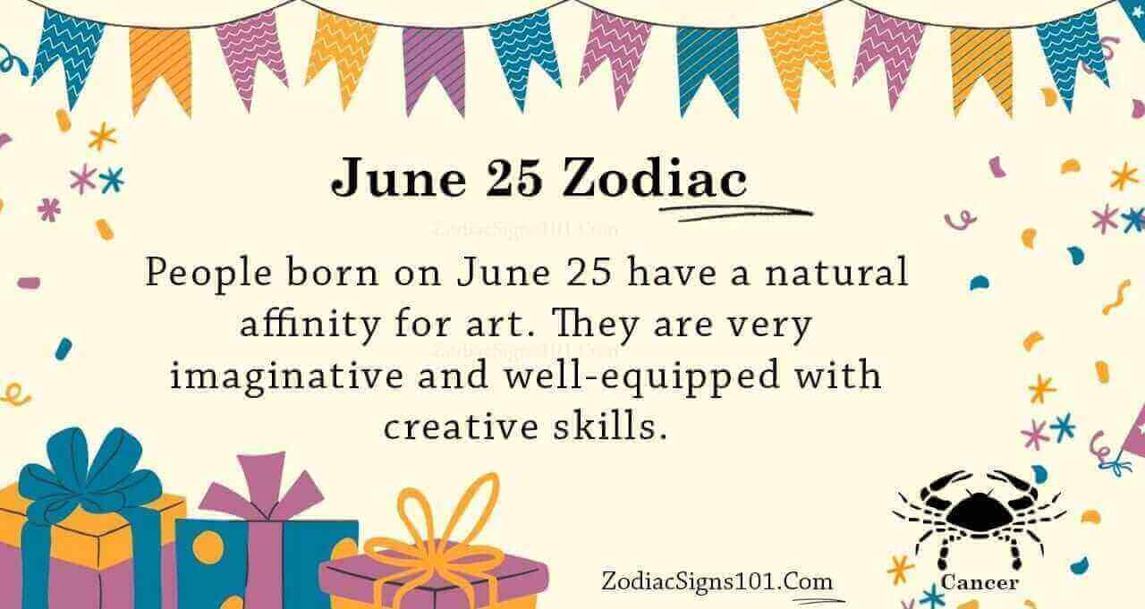 June 25 Zodiac