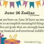 June 26 Zodiac
