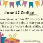 June 27 Zodiac