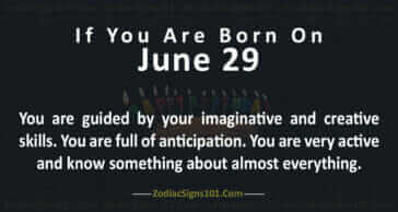 June 29 Zodiac is Cancer, Birthdays and Horoscope - ZodiacSigns101