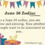 June 30 Zodiac