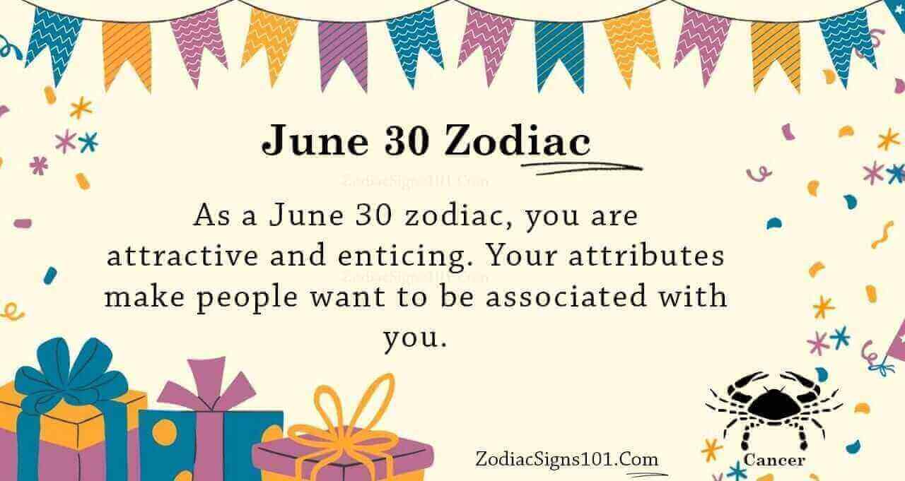 June 30 Zodiac