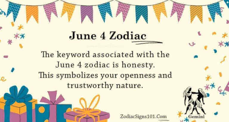 June 4 Zodiac