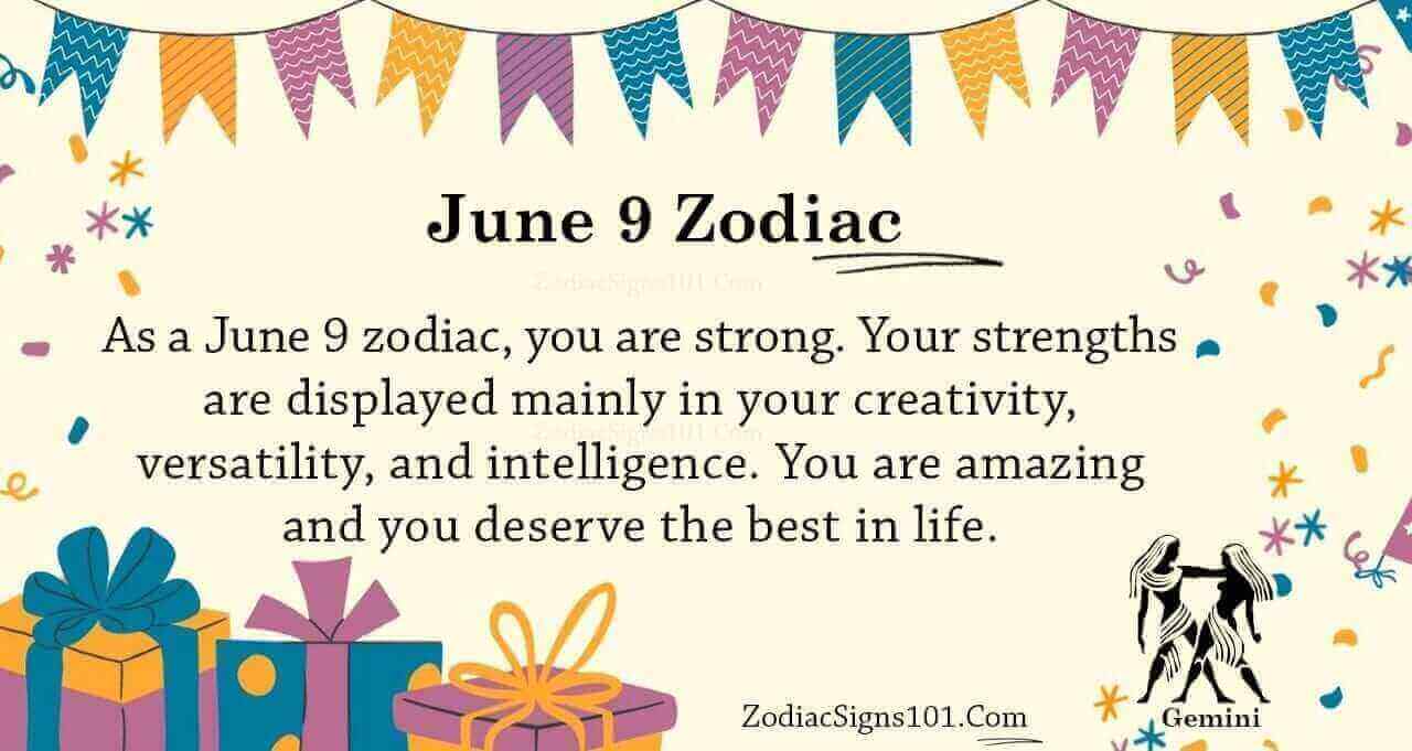 June 9 Zodiac