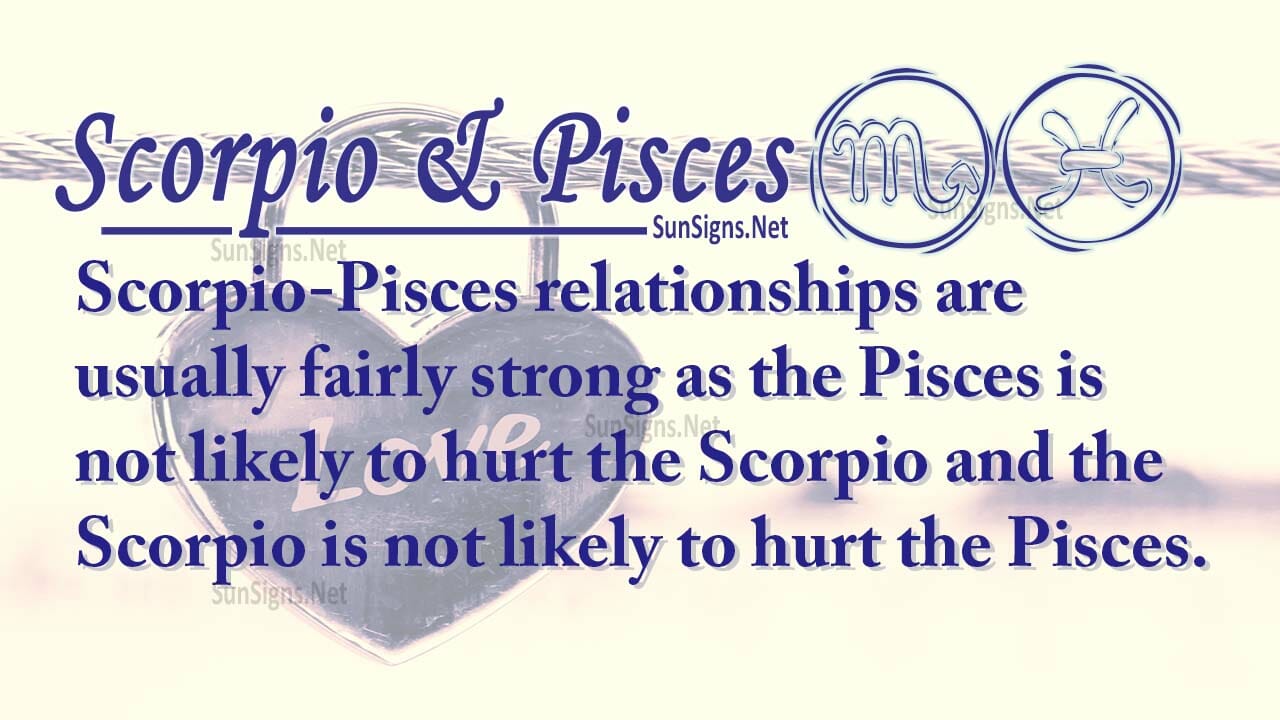 Scorpio Pisces Love Compatibility Zodiac Signs 101 Zodiac Compatibility