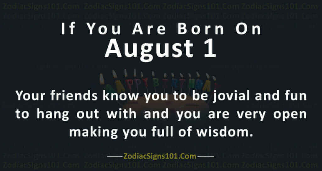 august 1 birthday