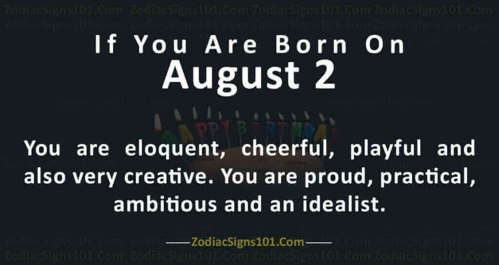 August 2 Birthday