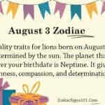 August 3 Zodiac