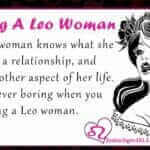 dating a leo woman
