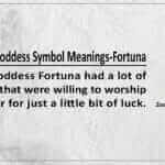 God And Goddess Symbol Meanings Fortuna
