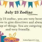 july 23 zodiac