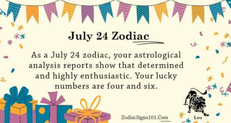 July 24 Zodiac