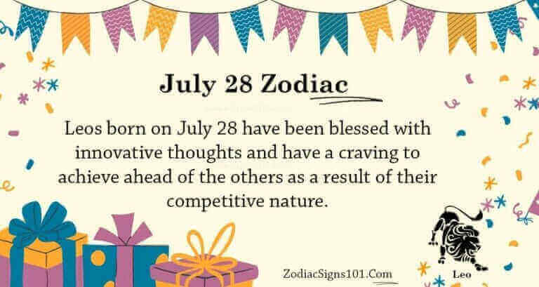 July 28 Zodiac