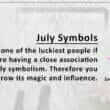 July Symbol