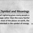 Lightning_Symbolism And Meanings