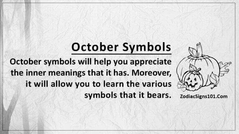 october symbols