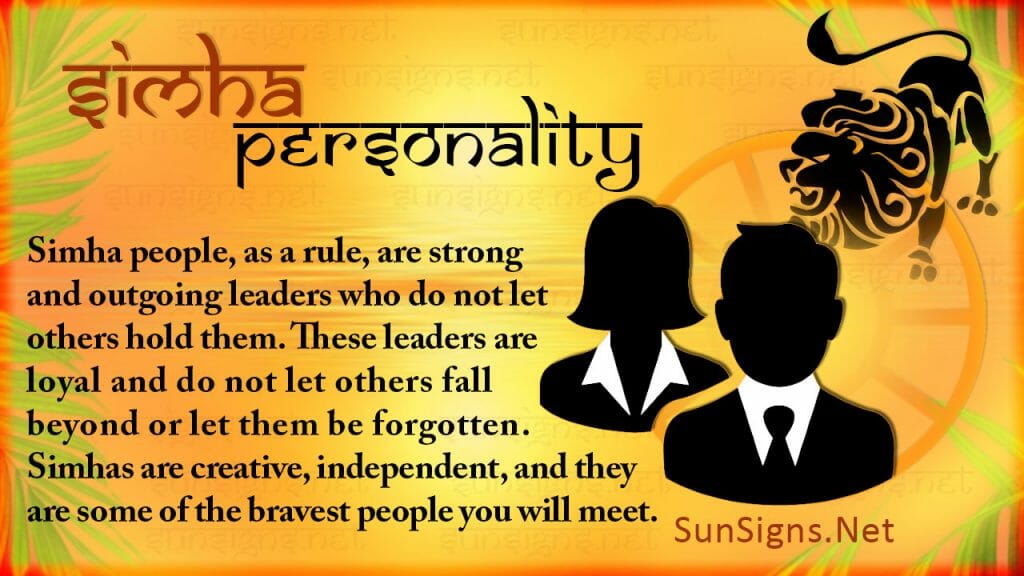 Simha Rashifal Personality Traits