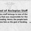 Symbol Of Asclepius Staff