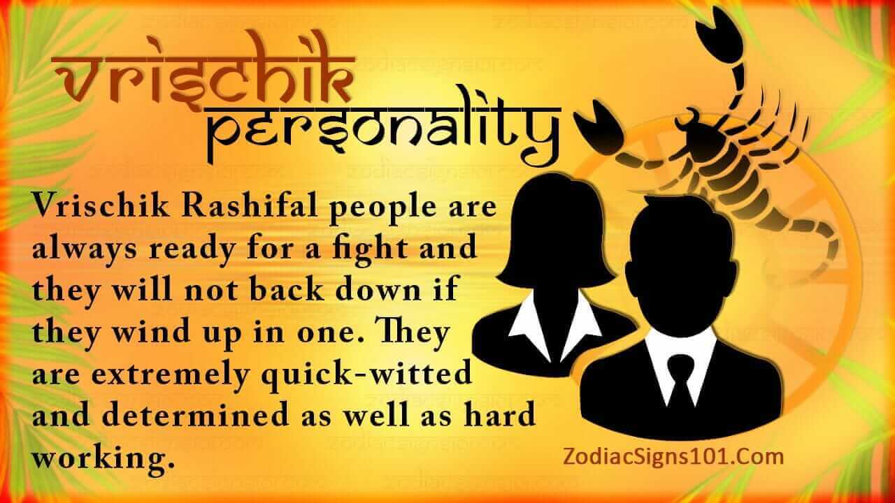vrischik personality