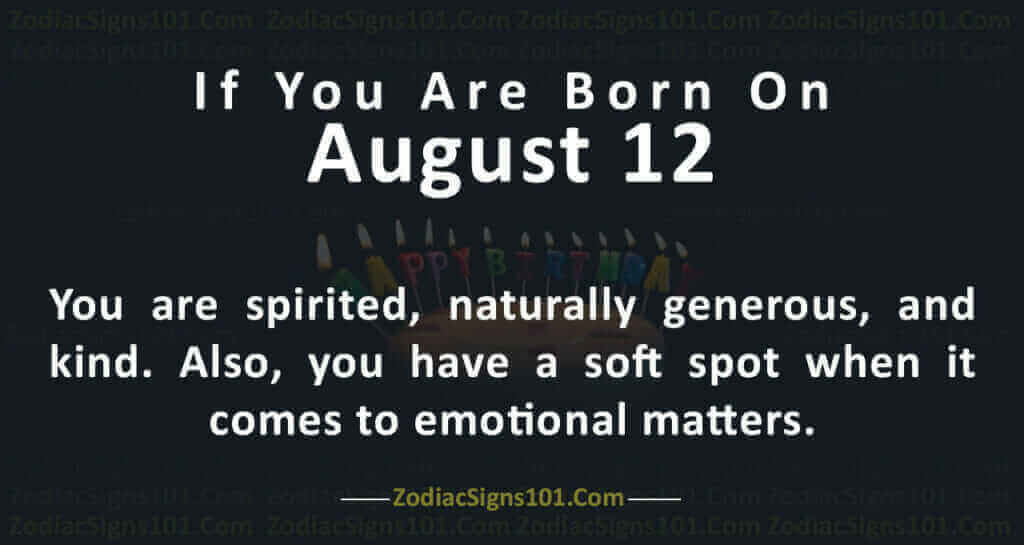 august 12 birthday