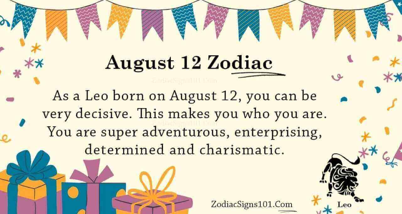 August 12 Zodiac