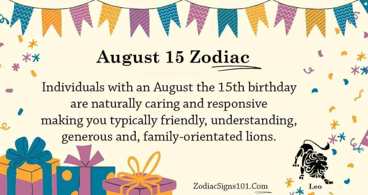 August 15 Zodiac