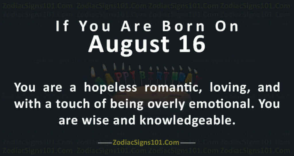 august 16 birthday
