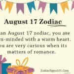 August 17 Zodiac