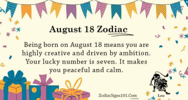 August 18 Zodiac