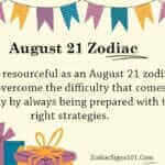 August 21 Zodiac