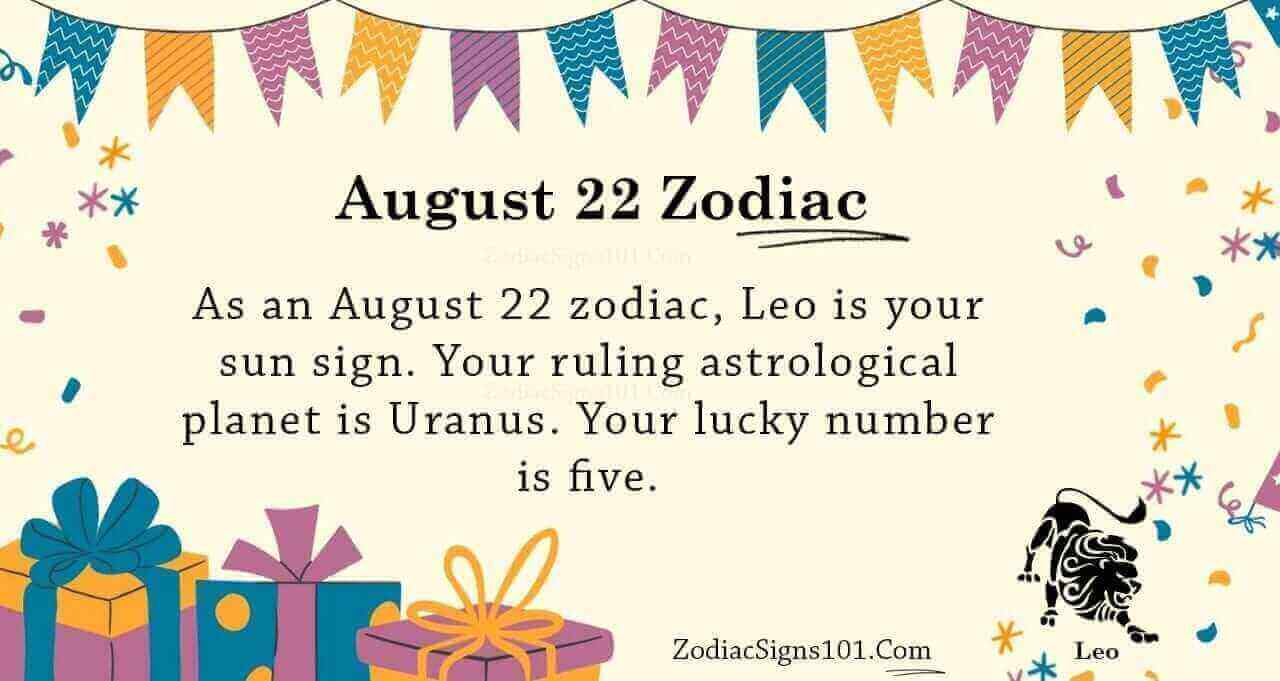 August 22 Zodiac