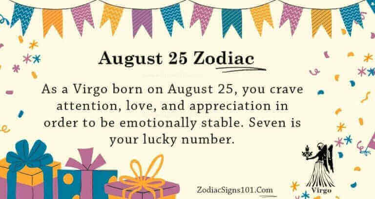 august 25 zodiac