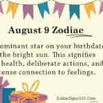 august 9 zodiac