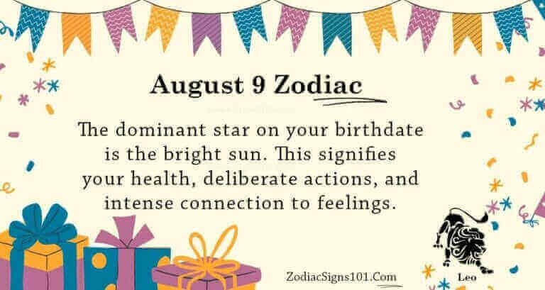 august 9 zodiac