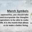 March Symbols