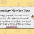 Numerology Number Four