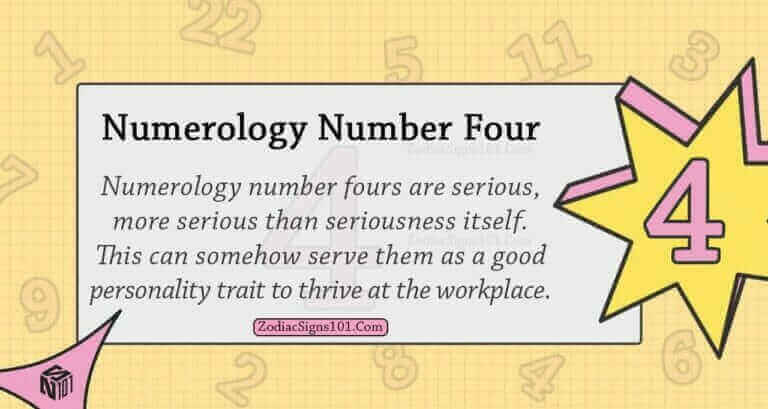 Numerology Number Four