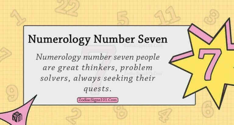 Numerology Number Seven