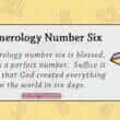 Numerology Number Six