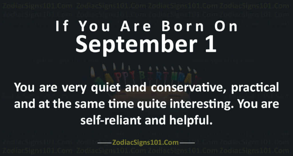 september 1 birthday