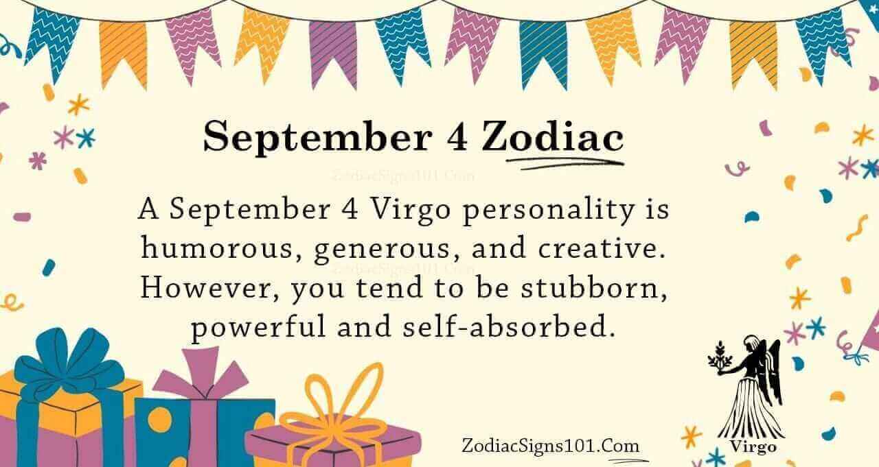 September 4 Zodiac