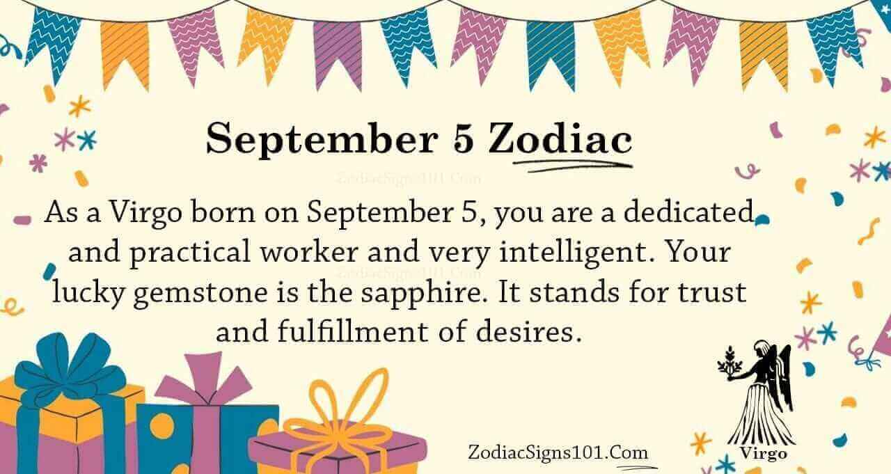 September 5 Zodiac
